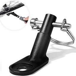Ubervia Bike Trailer Coupler Hitch Connector - Compatible with Wide Range of Bike Trailers - Rust Proof Metal Bike Trailer Coupler Bicycle Attachment Adapter for Kid, Cargo and Pet Trailer (Angled)-image-23