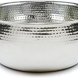 NJ Hammered Stainless Steel Pedicure Bowl for SPA Wellness-image-57