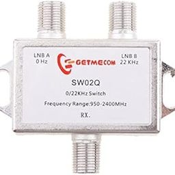 ATORSE 2x2x1 DiSEqC LNB Tone Satellite Multi FTA Switch 0/22KHz LNBF Multi Switch-7