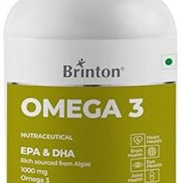 Hohner Omega 3 Veg, EPA and DHA Rich Sourced from Green Algae 1000mg | 60 Veg Capsules Health Supplement for Brain, Heart, Eye, Joint-image-62