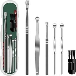 13 SOEME Reusable Ear Wax Cleaner Kit – 6-Piece Ear Cleaning Tool Set with Storage Box, Ear Curette, and Spring Ear Buds Cleaner for Safe & Effective Ear Wax Removal-image-56