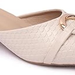 Women Comfortable Block Heel Pointed Toe Strapless Fashion Shoes for Party, Office use, Casual use-image-37
