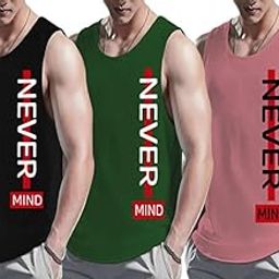 Polyester Printed Casual Sleeveless Vest for Men-image-76