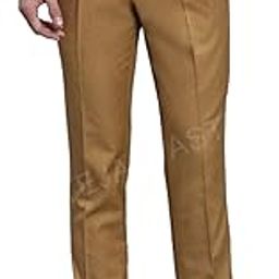 FASHIONEMPIRE Men's Formal Trousers Front Pleated Double Button Gurkha Lycra Pant Slim Fit | Stylish Formal Pant for Party and Casual Wear-image-3
