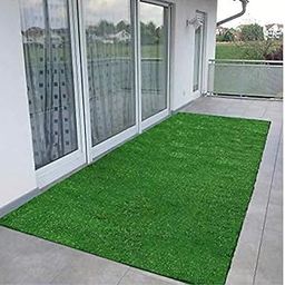 Comfy Home High Density Artificial Grass, Artificial Grass Carpet for Garden, Lawn, Balcony, Terrace, Door, Floor Mat, Yoga Mat, Foot Mat (3 Feet X 8 Feet),Green-image-9