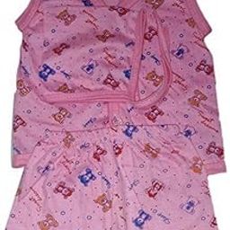 Rangoli creations Unisex Kiddys Kit I Romper Chadi Bootis Cap Teether Cotton Buds I All Baby Care Kit-image-22