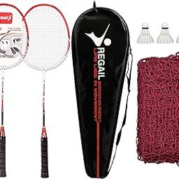 3nh Player Badminton Racquets Set with 3 Shuttlecocks Carrying Bag and Badminton Net for Family Recreation Games-image-17