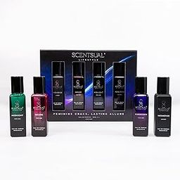 Scentsual Luxury Unisex Eau De Parfum Gift Set 4 x 20ml for Women with Midnight, Desire, Forbidden & Mesmerize Perfume|Long Lasting EDP Fragrance Scent-image-97