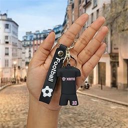Daiyamondo Cheers on Your Team With Football Player Ronaldo Messi 3D Rubber keychain With Long Ribbon - A Vibrant Accessory for Soccer Fans and Collectors-image-88