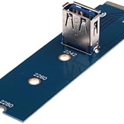 FASHIONMYDAY® 2xM.2 (NGFF) to PCI-E Converter Card USB 3.0 Adapter Support 2260/2280 | Computers/Tablets & Networking | Computer Cables & Connectors | Drive Cables & Adapters-image-71