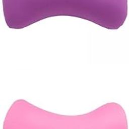MERISHOPP 2PCS Microbead Back Cushion Neck Support Roll Pillow Purple and Pink 38x20cm-picture-47