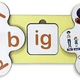 The Puzzl Co Spelling Game for Kids | Rotating Wheels with 5 Word & Photo Sets | Early Learning Puzzle Toy for 2-5 Years | Educational Wooden Toy for Toddlers & Preschoolers-9