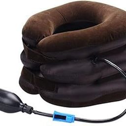 ORANCLE CARE Extreme 3 Layer Cervical Neck Air Traction Device and Collar Brace, Inflatable & Adjustable Stretcher Support, Neck Brace Pillow for Chronic Neck Pain Relief For Men & Women-28