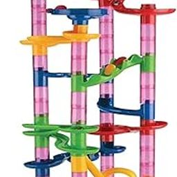 ATORSE Toy 80pcs Marble Runs Race DIY Building Construction Blocks Kids Toy Gift-11