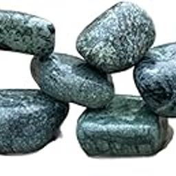 RUKDA Natural Stone Pebbles – Perfect for Aquariums, Garden Pots, Landscaping, Fish Bowls, Succulents, Terrariums, Vases, Home Decor & Creative Color Painting (4-7 cm) (Green Marble, 5 Kg)-image-57