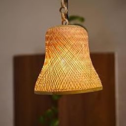 CRAFTCANE Handmade Hanging Bamboo Bell Lamp-image-96