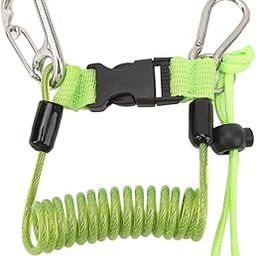 Keenso Diving Camera Feather Rope Stainless Steel Anti Wicking Hook for Underwater Photography, Flashlights, Climbing-image-1