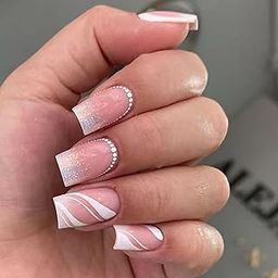 Buddy Jelly Trends Premium Designer 24pcs Stick-on Nails set, with Easy Glue Tab application, Nails are Reusable & Unbreakable (Y-273)-55