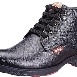 Men's Black Leather Boots - 11 UK-image-21