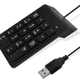 Numeric Keypad for Laptop,18 Key USB Keypad, Numerical Keypad Wired Portable Ultra Slim Mini Numpad External Numbers Keyboard Pad Numeric for Laptop PC Computer Desktop Notebook etc-image-29