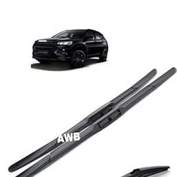 AWB® Hybrid Wiper Blades Front With Rear Wiper Blade Set Compatible with Jeep Compass 24"+18"+10" (Set of 3)-image-46