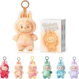 noorev creation Big Into Energy Soft Plush Keychain Blind Box – Cute Bunny Costume Mini Toy (Random Color)-image-69