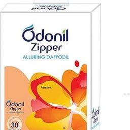 Odonil Bathroom Air Freshener Zipper - Alluring Daffodil - 10 g (Pack of 6)-12