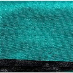 Tandhan Ecogreen HDPE Fabric Shade Net Provide 50% Sun and UV protection - 10 FT x 6 FT (6 Mtr x 1.8 Mtr, Green & Black)-19