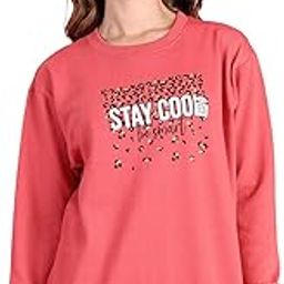 mack jonney Fleece Regular Fit Printed Crew Neck Sweatshirt for Women-MACK639948-picture-43
