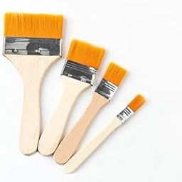 ARTISTERY Professional Painting Brush Set – Soft Bristles, Ideal for Acrylics, Watercolour & Oil Paints (4Pc Paint Brush Rainbow Hair)-image-16