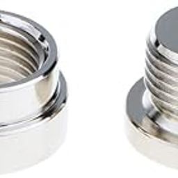 Pinakine® M18X1.5 O2 Oxygen Sensor Step Style Bung Port Nut Fitting w/Plug Universal(52017243PNK)-45
