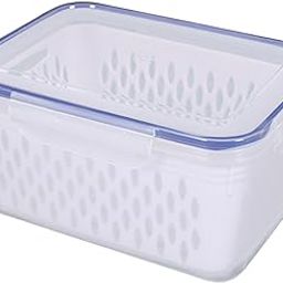 BNF Refrigerator Preservation Box Fruit Storage Container for Pantry Picnic Meat 22.7cmx16.5cmx11.5cm | Home & Garden | Kitchen, Dining & Bar | Kitchen Storage & Organization | Food Storage Containers-image-51
