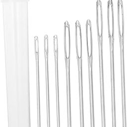 GLSTOY Set of 9 Large Eye Needles 5.3cm/6cm/7cm Heavy Duty Yarn Needles Sewing Knitting Tools - Easy to Store-image-5
