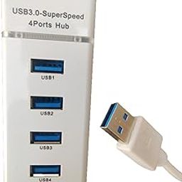Anjo Premium 4 Port USB Hub 3.0 Adapter 5 Gbps Super Speed, Cable Length 1 Foot, Plug & Play for PC/Laptop/Computer/TV/Mobiles, Compatible with Mac/Windows/Linux/XP/10.0+/ Vista etc. (White Colour)-15