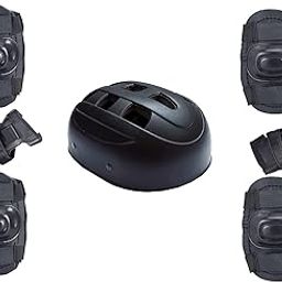 SUPRO Protective Skating Guard Kit for Skating, Cycling, Running for Kids, Boys, Girls ( 5 Years to Old ) (Black)-18