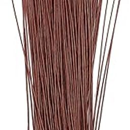 LOOM TREE® 100x Flower Wire 24cm for Florist DIY Bouquet Twig Stem Handcrafts Material Brown| Home Arts & Crafts | Floral Crafts | Floral Wire-picture-30