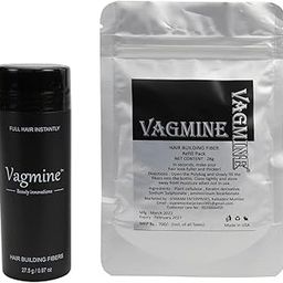 VAGMINE Hair Building Fibers (Full Hair Instantly) – Refill Pack – Black -28g-image-40