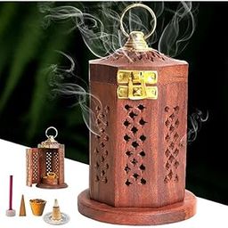 Wooden Dhoop Batti Stand| Incense Stick Holder for Pooja| Puja Item Stand| Ash Catcher Handcrafted Traditional Design for Aromatic Rituals-27