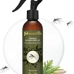 Fabessentials Citronella Mosquito Repellent - 200ml | Mosquito Repellant Spray 200ml | 8 Hours Protection Against Dengue, Malaria & Chikungunya | 100% Natural Mosquito Repellent Liquid-image-34