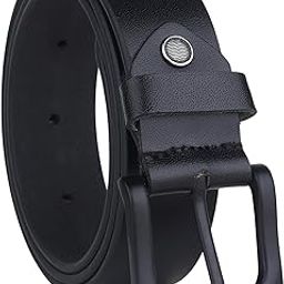 Men's Genuine Leather Belt Durable and Stylish Goods Crafted with Precision Pin buckle (BLACK) belt-image-18