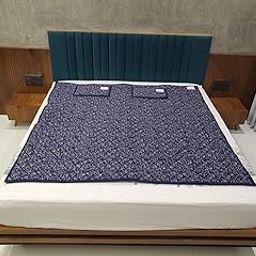 GT Enterprise BIO Magnetic Mattress Protector with 2 Pillow (6X6 feet) Blue-image-91