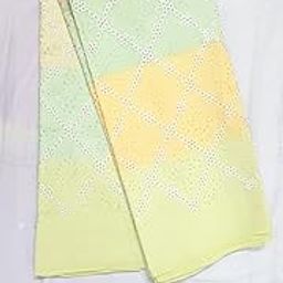 Handcrafted Chanderi Lucknowi Embroidery Fabric with Thread & Mirror-Tikli Work – Premium Ethnic Material for Sarees, Suits, Kurtis & Designer Wear - 2METER-image-18