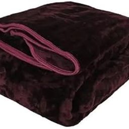 DHAN LAXMI Enterprises Luxurious Very Warm Floral Embossed Super Soft Warm Blanket Single Bed AC Balnket for Winter Size - Super King Design_319-image-84