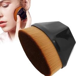 Votvy Foundation Makeup Brush with Protective Case Travel Freindly Foundation Blending Brush Liquid Cream Concealer Flawless Powder Blush Brush Blender Makeup for Women-9