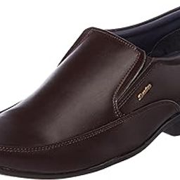 CRIPTO E Mens Formal Slip-on Shoes in Light Brown-image-82