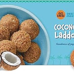 GO DESi - Coconut Laddoo | Made with Almonds & Jaggery | Nariyal Ladoo | Laddu | Indian Mithai | Sweets Gift Pack | 250 grams-image-24