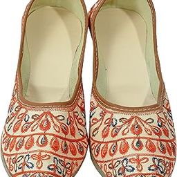 Handmade Punjabi Ethnic Jutti for Women | Embroidered Traditional Jutti for Girls-image-78