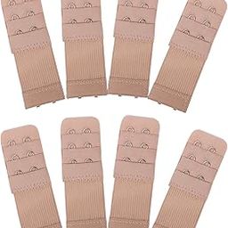 8 Pieces Bra Extender 2 Hook 3 Row Elastic Bra Strap Extender Bra Extension for Women Lady-11