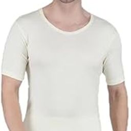Monte Carlo Men's Pure Wool Thermal Half Sleeves (TOP) (Off White)-picture-35