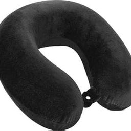 UPDHANM Comfort Travel Neck Pillow Great Support for Long Travelling Use (1 PC) Black-picture-20